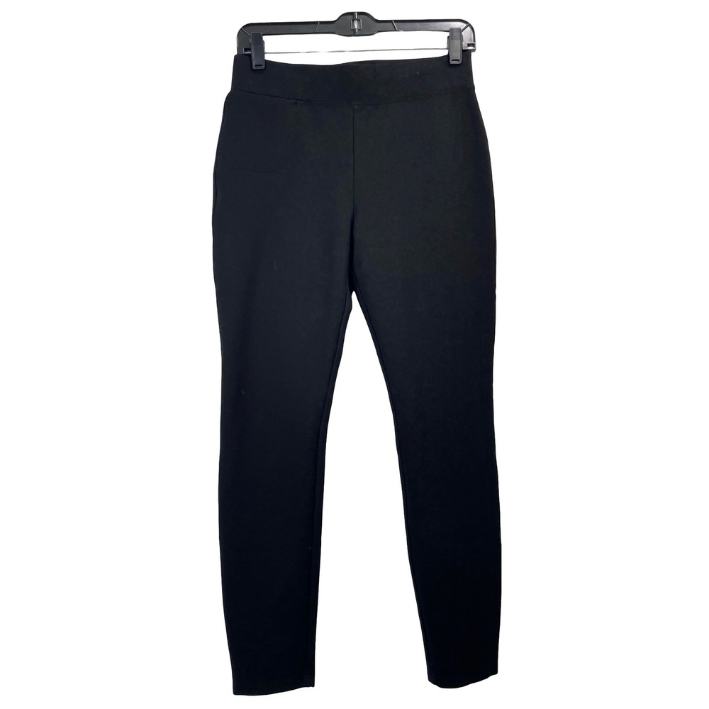 Quince Ultra-Stretch Ponte Skinny Pants Size M black
